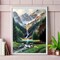 Scenery Diamond Painting Kit for Adult Beginners 5d DIY Shape Crystal Diamond Art Kit, Diamond Painting Kit for Home Wall Decoration (12x16 Inches)